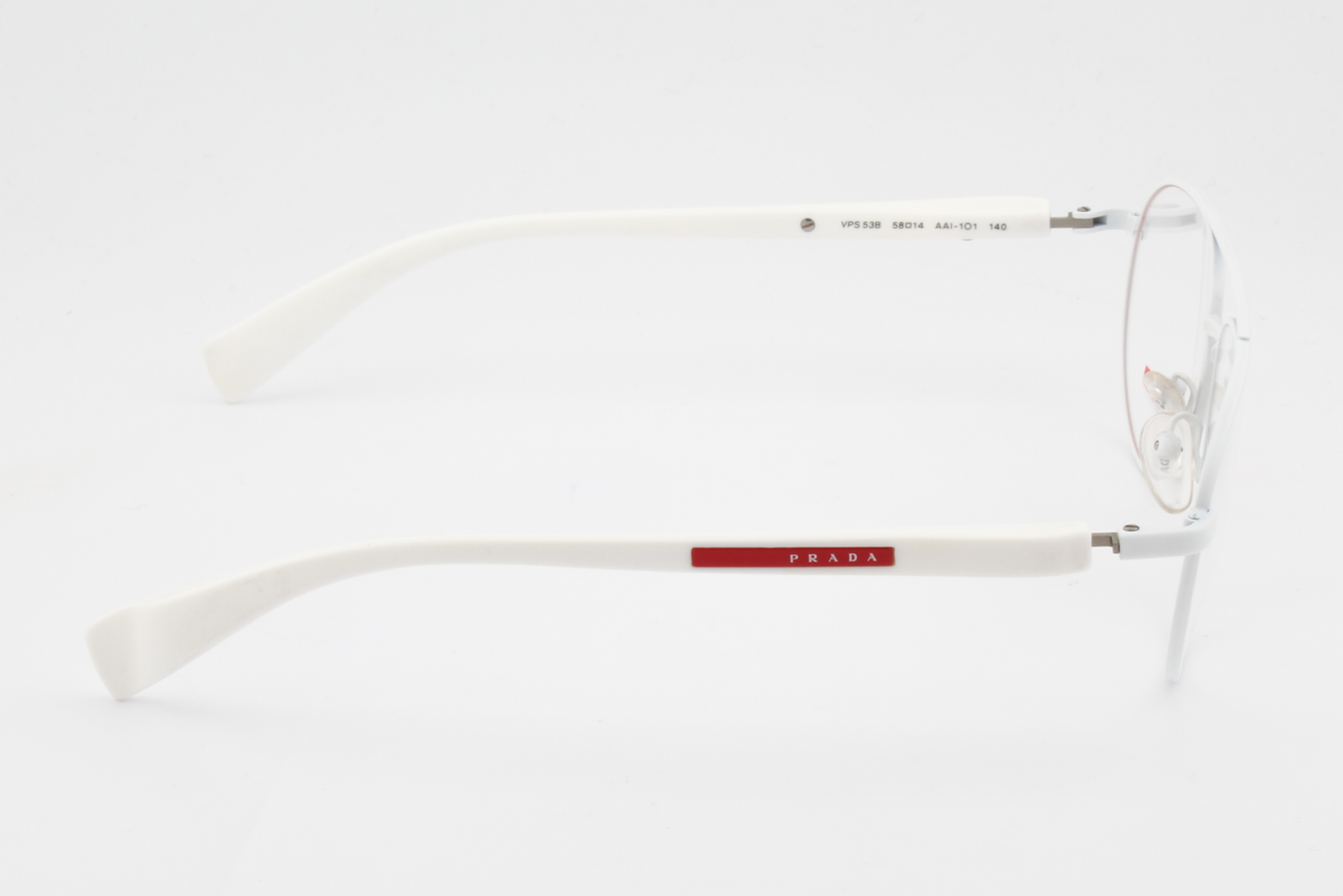 Prada VPS53B  Unisex Aviator Glasses Frame White 58mm