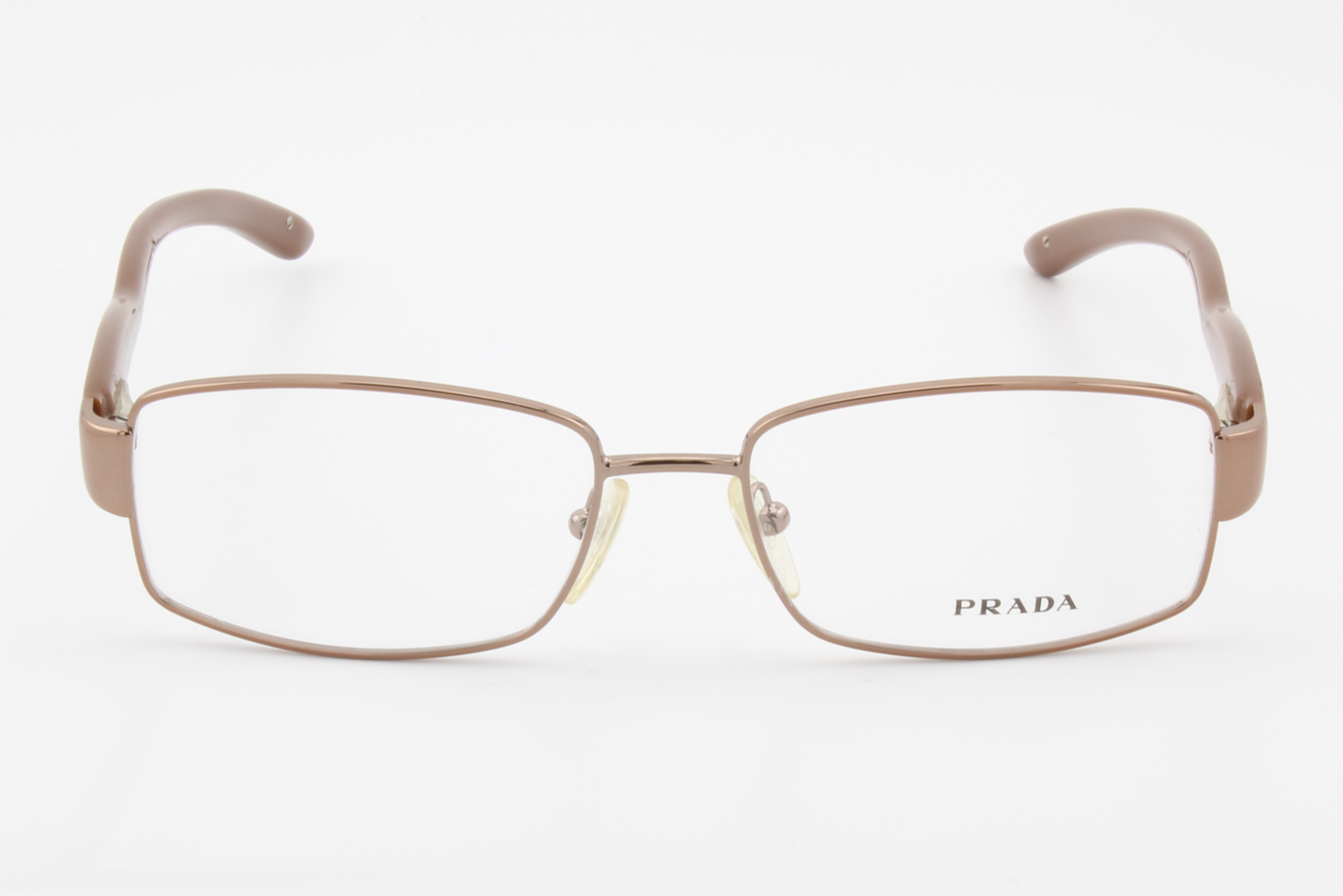 Prada VPR58M  Female Rectangular Glasses Frame Brown/Bronze 53mm