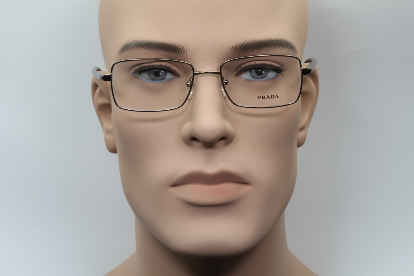 Prada VPR63M  Unisex Rectangular Glasses Frame Gunmetal/Brown 52mm