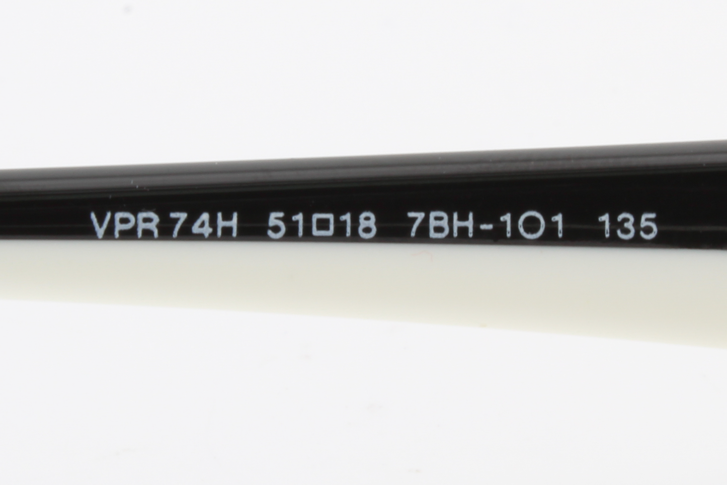 Prada VPR74H  Male Rectangular Glasses Frame Silver, Black, White 51mm