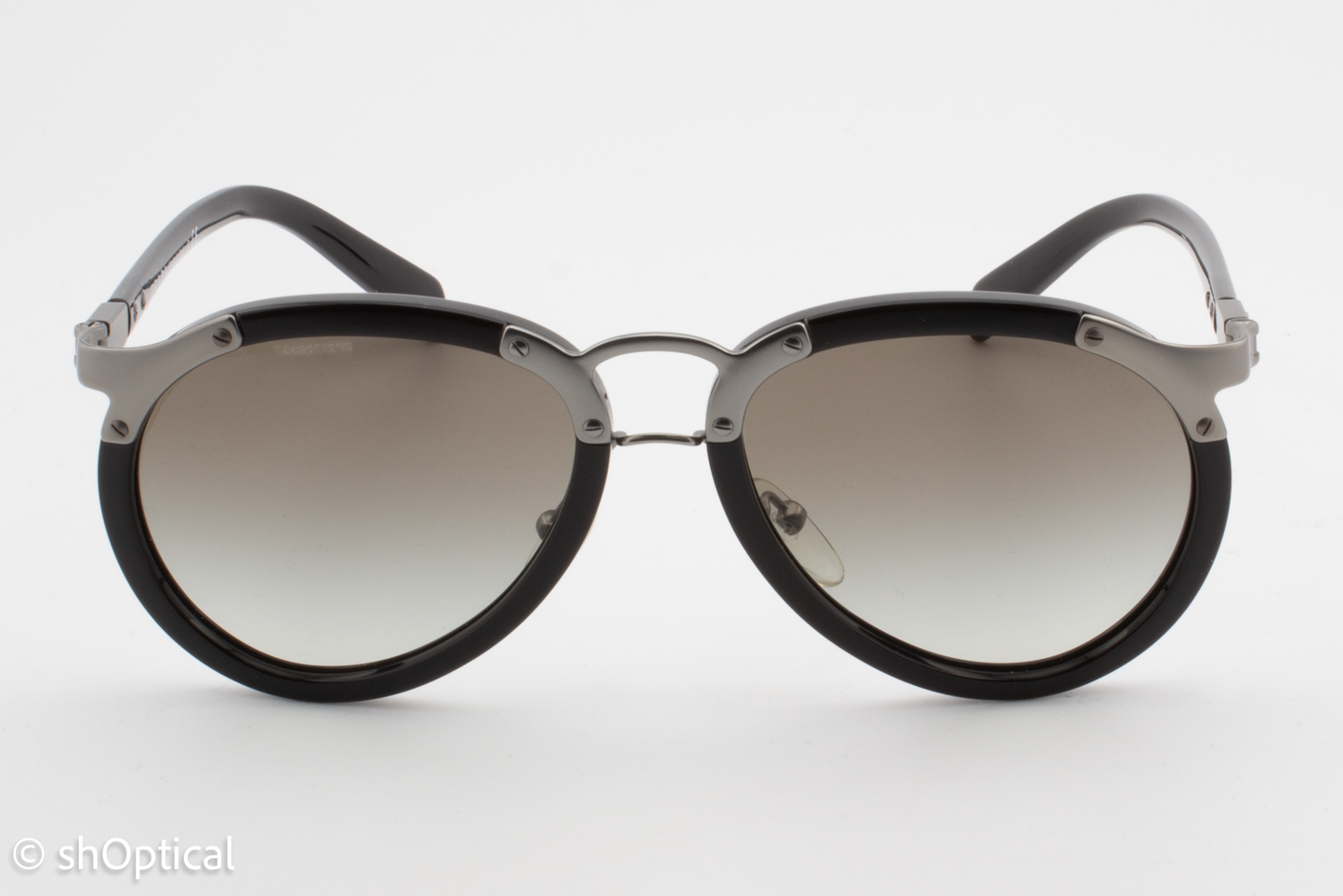 Prada SPR01T 1AB-0A7 Mens Full Rim Sunglasses Black 56mm