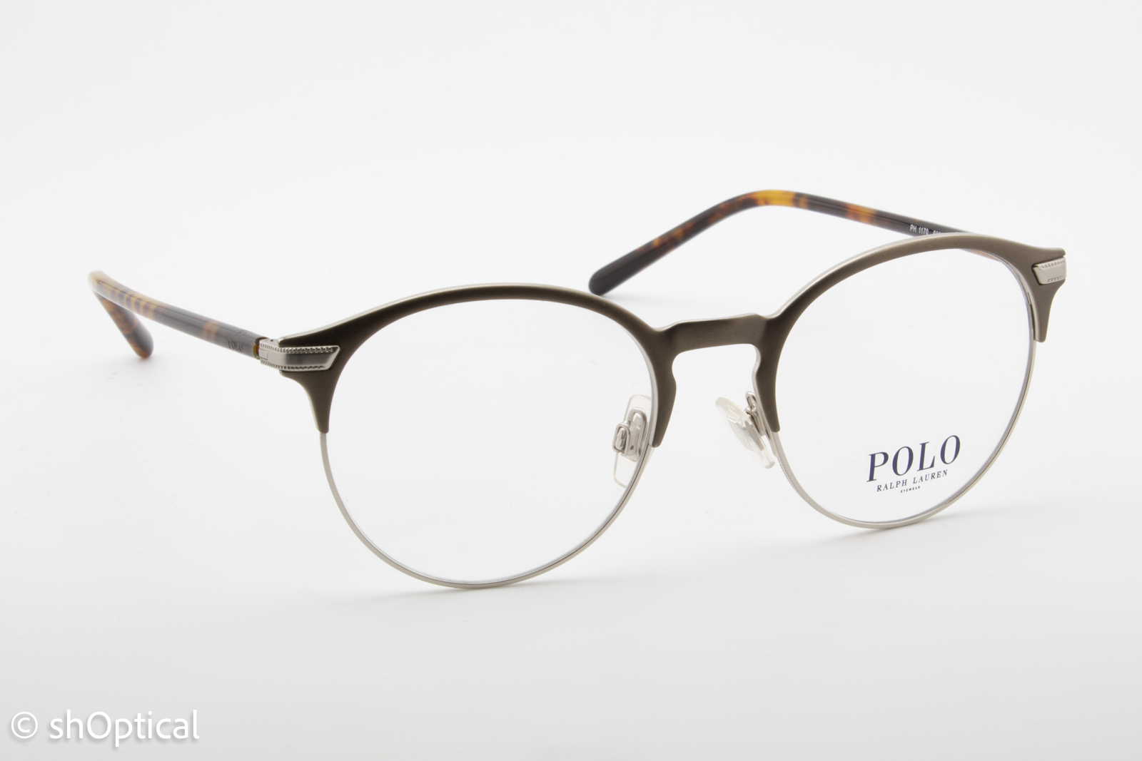 Polo Ralph Lauren PH1170  Unisex Round Glasses Frame Bronze 51mm