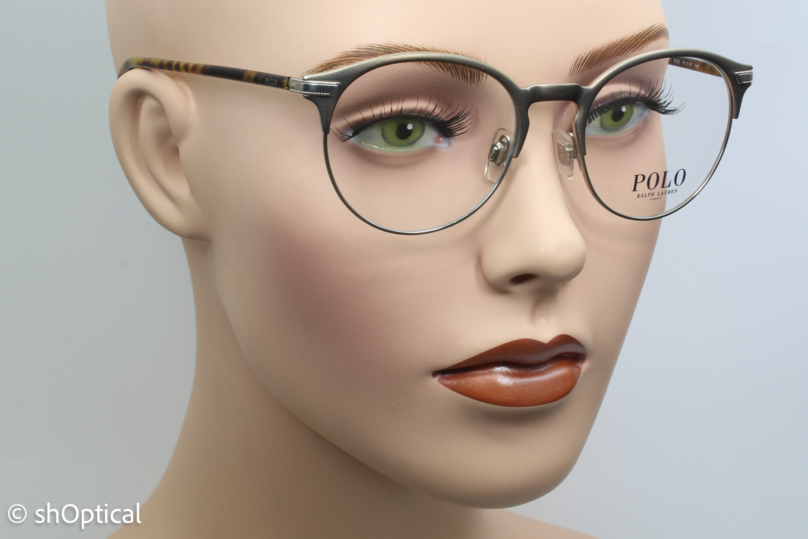 Polo Ralph Lauren PH1170  Unisex Round Glasses Frame Bronze 51mm