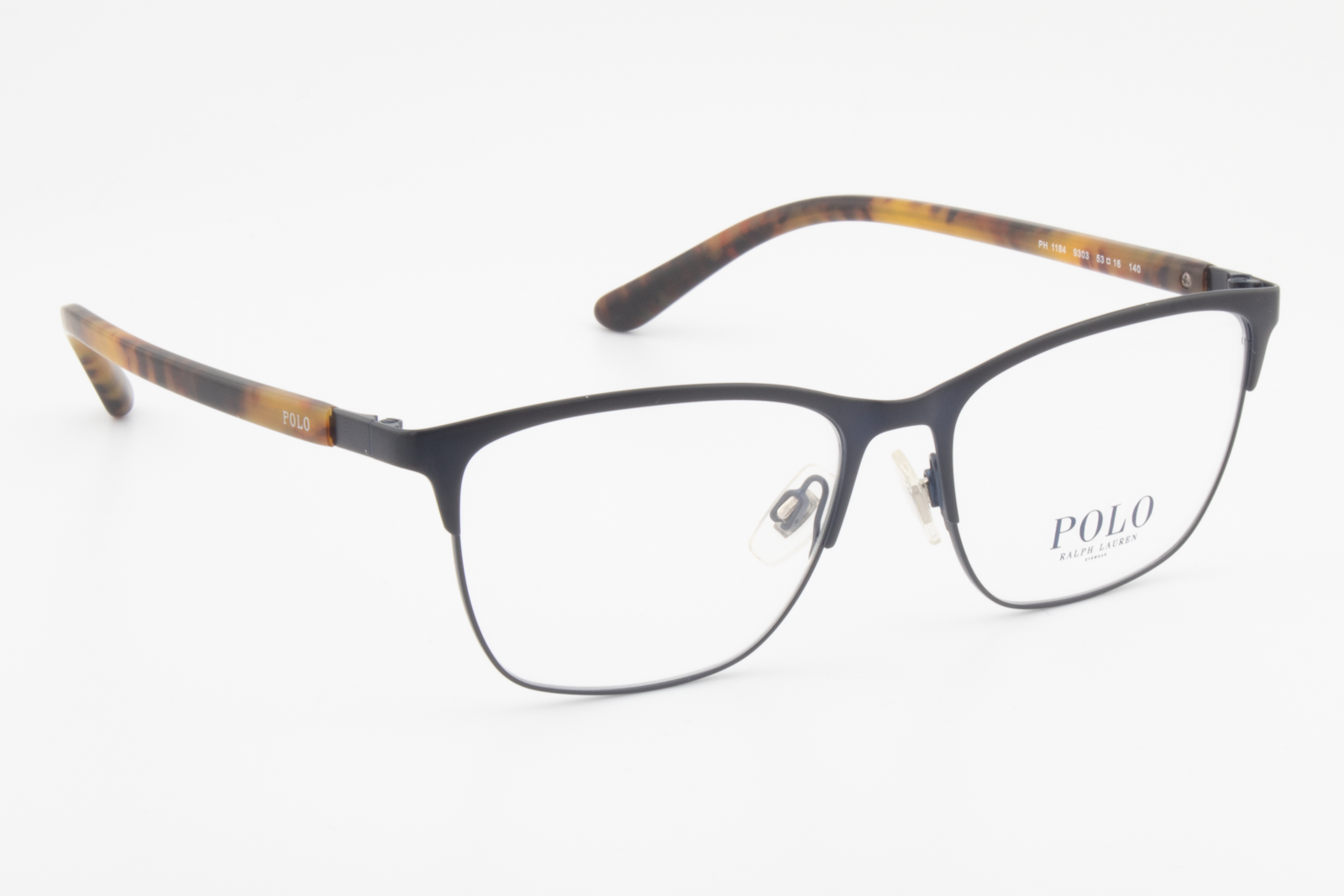Polo Ralph Lauren PH1184  Male Square Glasses Frame Black Havana 53mm