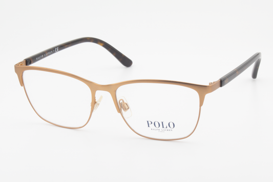 Polo Ralph Lauren PH1184  Male Square Glasses Frame Semi Shiny Bronze Brown 55mm