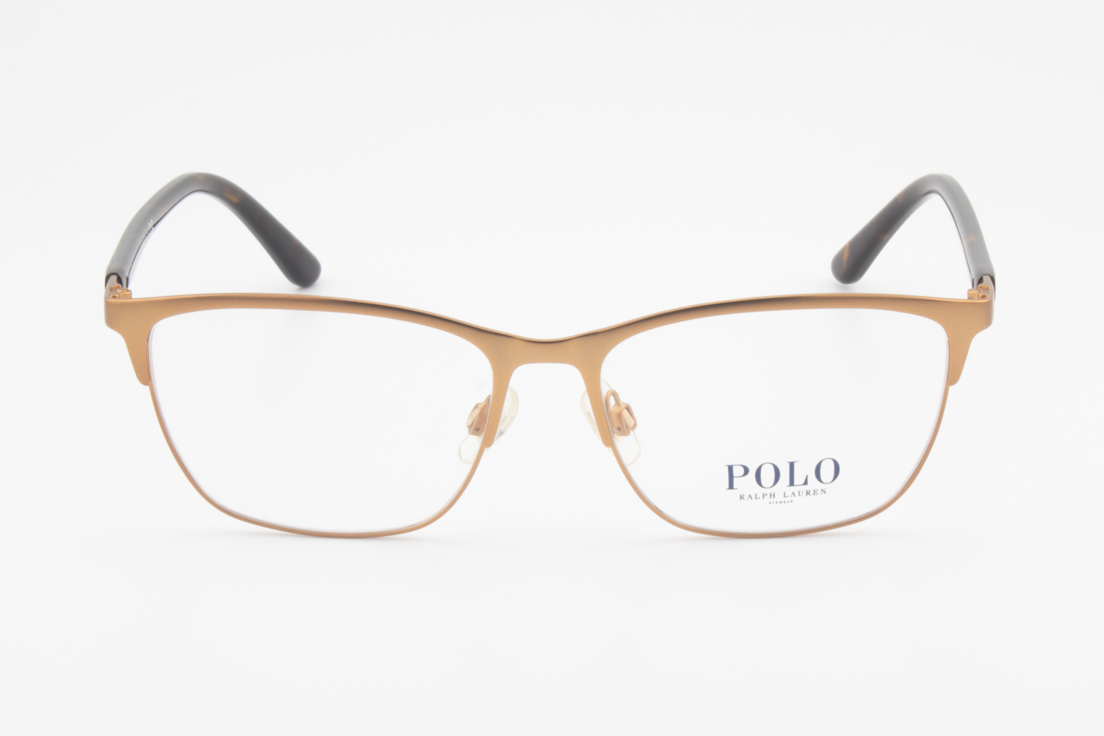 Polo Ralph Lauren PH1184  Male Square Glasses Frame Semi Shiny Bronze Brown 55mm