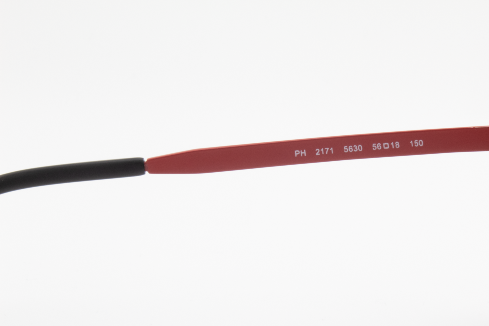 Polo Ralph Lauren PH2171  Male Rectangular Glasses Frame Black & Red 56mm