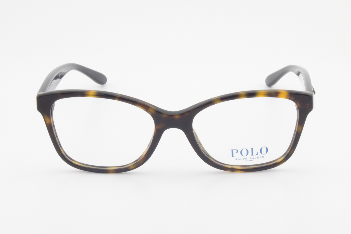 Polo Ralph Lauren PH2198  Female Cat Eye Glasses Frame Polished Dark Havana And Black 52mm