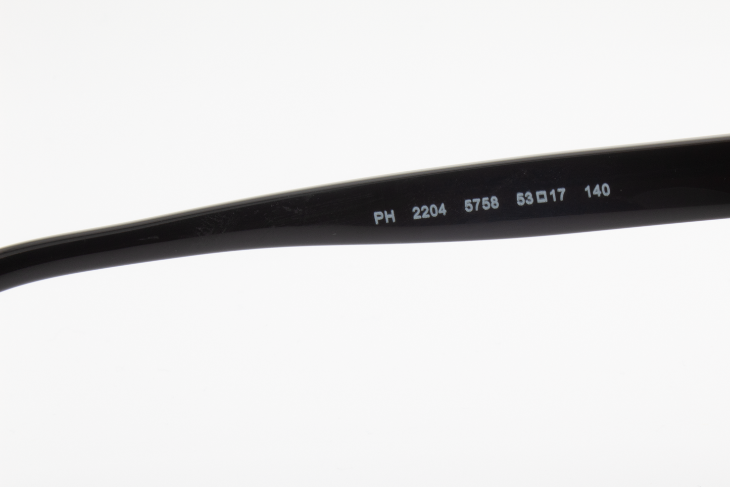 Polo Ralph Lauren PH2204  Female Cat Eye Glasses Frame Polished Black on Black Havana 53mm