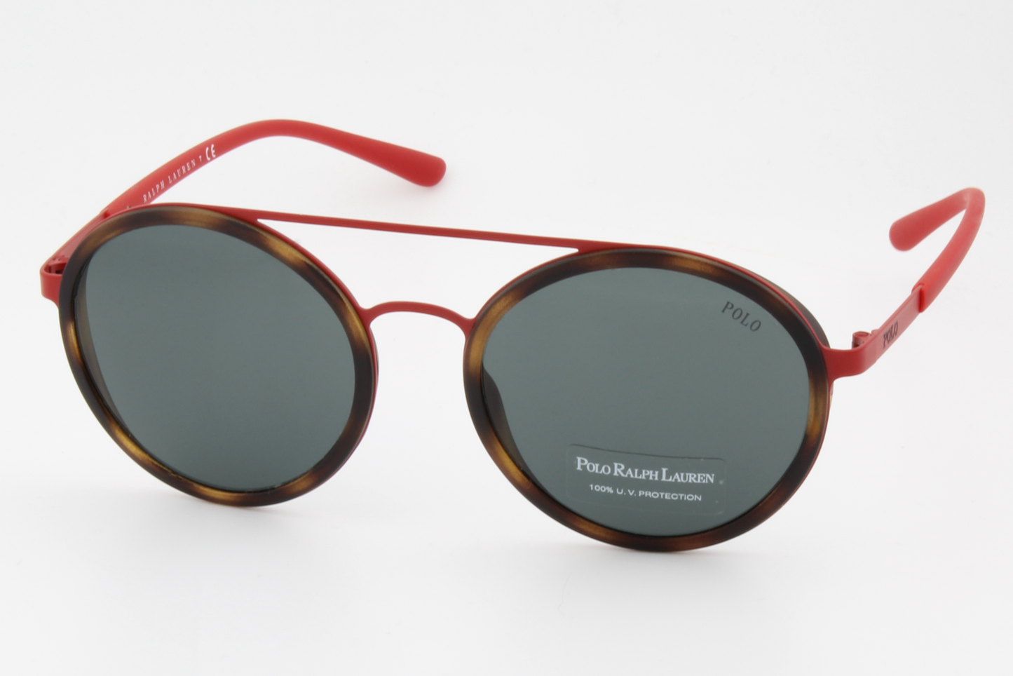Polo Ralph Lauren PH3103 9315/71 Womens Full Rim Sunglasses Dark Red Havana 53mm