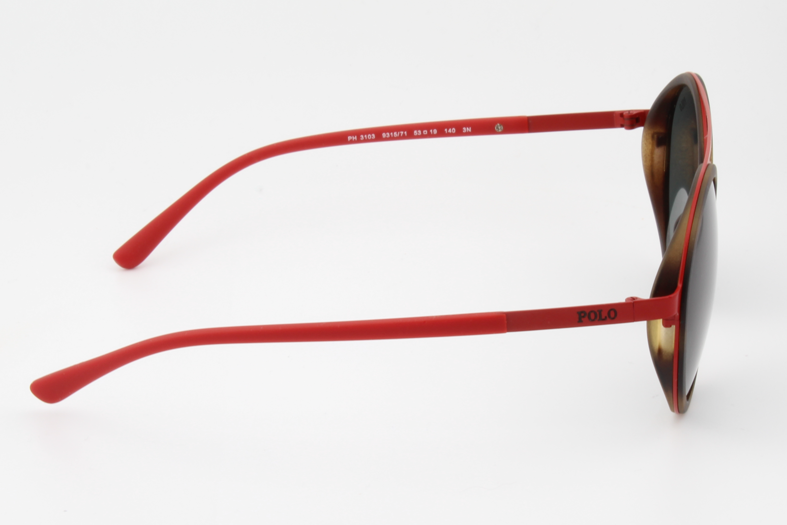 Polo Ralph Lauren PH3103 9315/71 Womens Full Rim Sunglasses Dark Red Havana 53mm