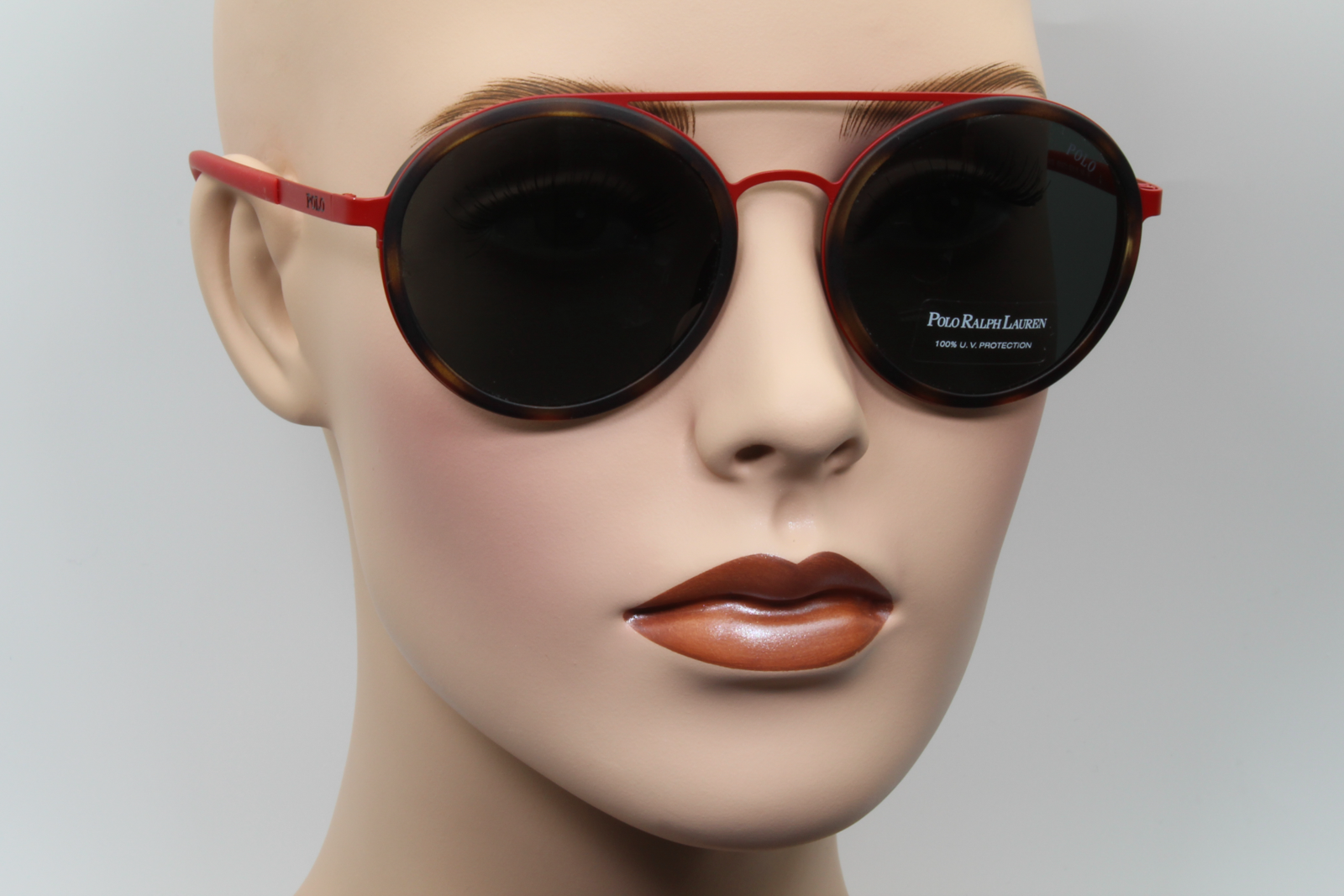 Polo Ralph Lauren PH3103 9315/71 Womens Full Rim Sunglasses Dark Red Havana 53mm