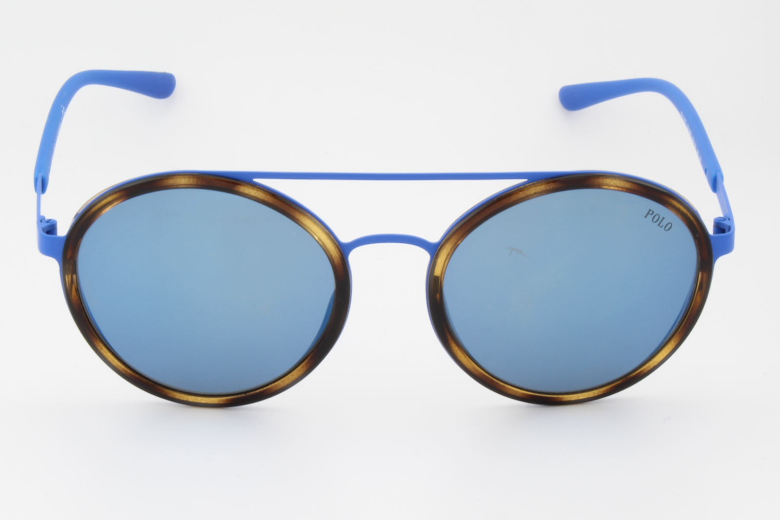 Polo Ralph Lauren PH3103 9318/55 Womens Full Rim Sunglasses Matte Royal Blue and tortoiseshell 53mm