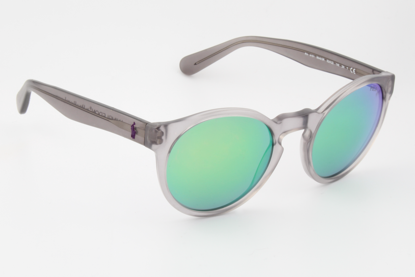 Polo Ralph Lauren PH4101 5649/3R Unisex Full Rim Sunglasses Grey 52mm