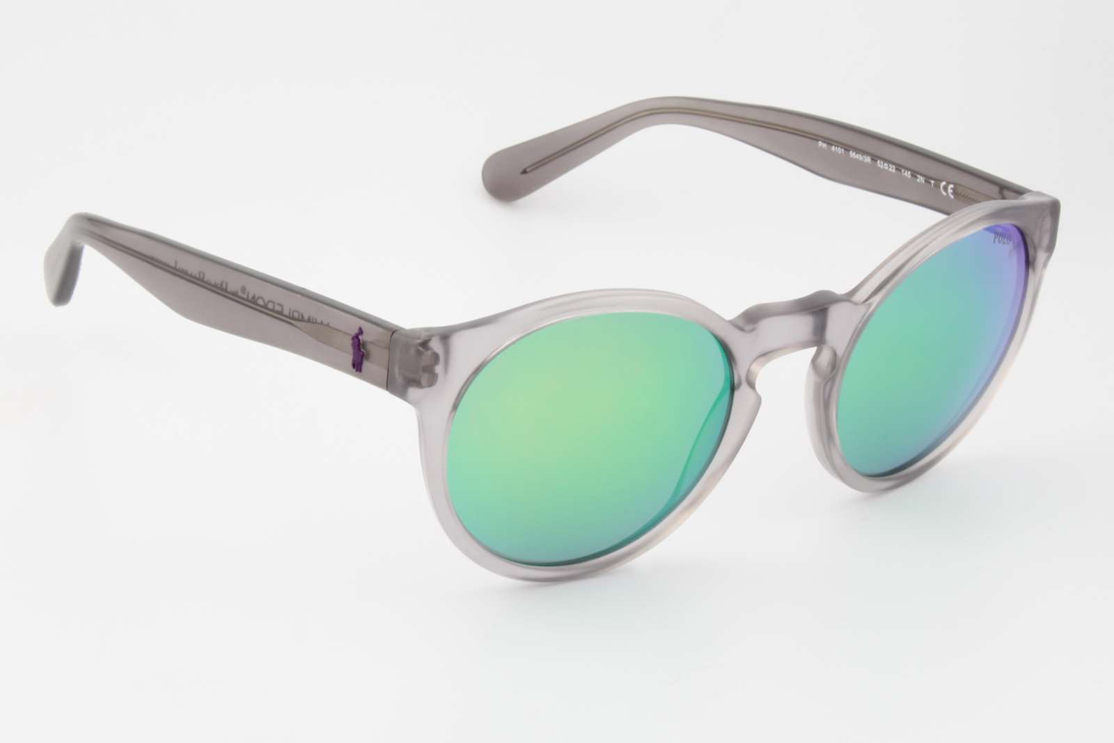 Polo Ralph Lauren PH4101 5649/3R Unisex Full Rim Sunglasses Grey 52mm