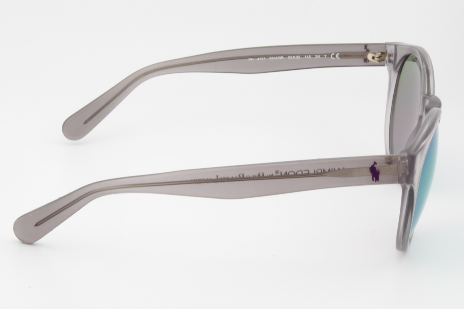 Polo Ralph Lauren PH4101 5649/3R Unisex Full Rim Sunglasses Grey 52mm