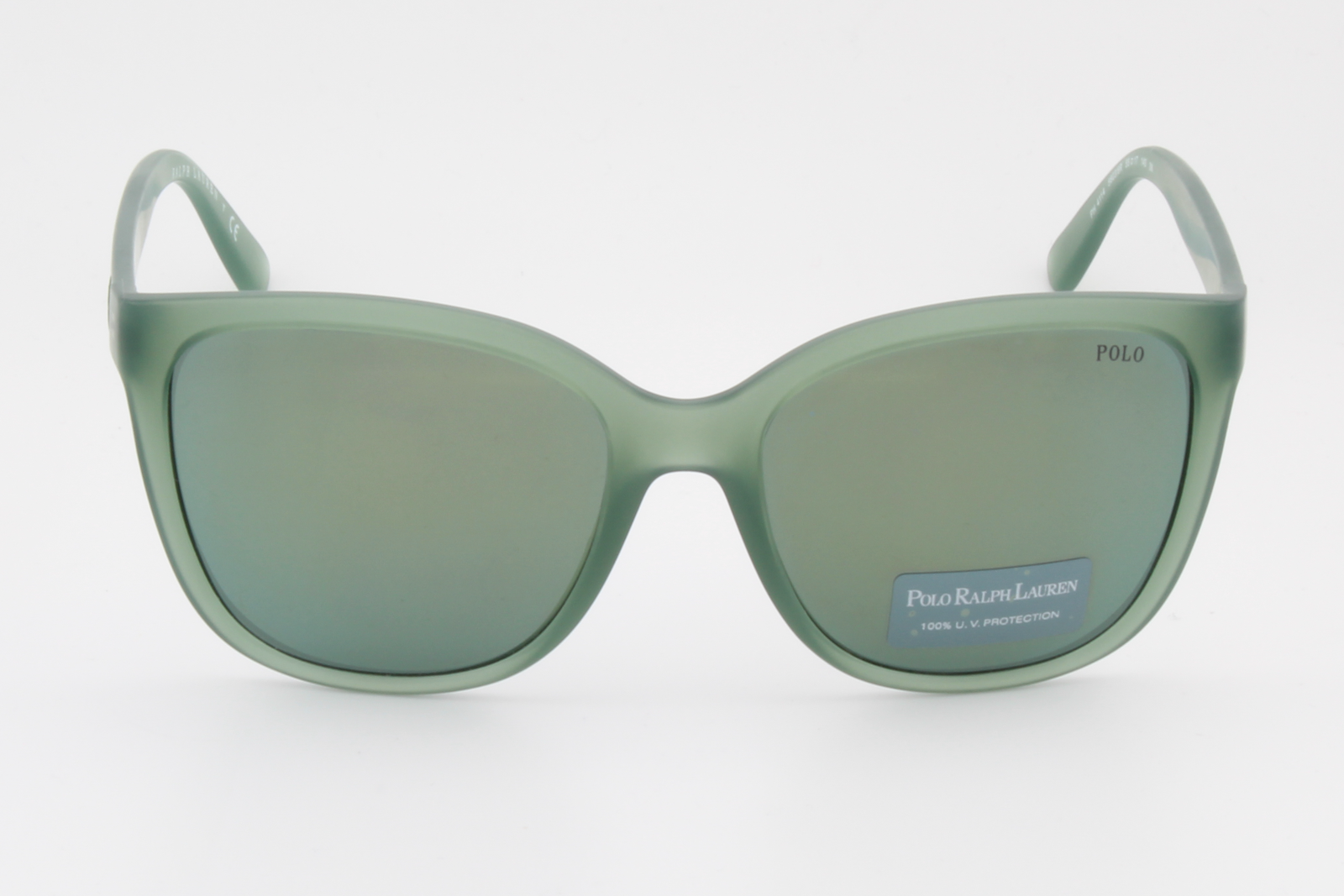 Polo Ralph Lauren PH4114 5603/6R Womens Full Rim Sunglasses Matte Green 55mm