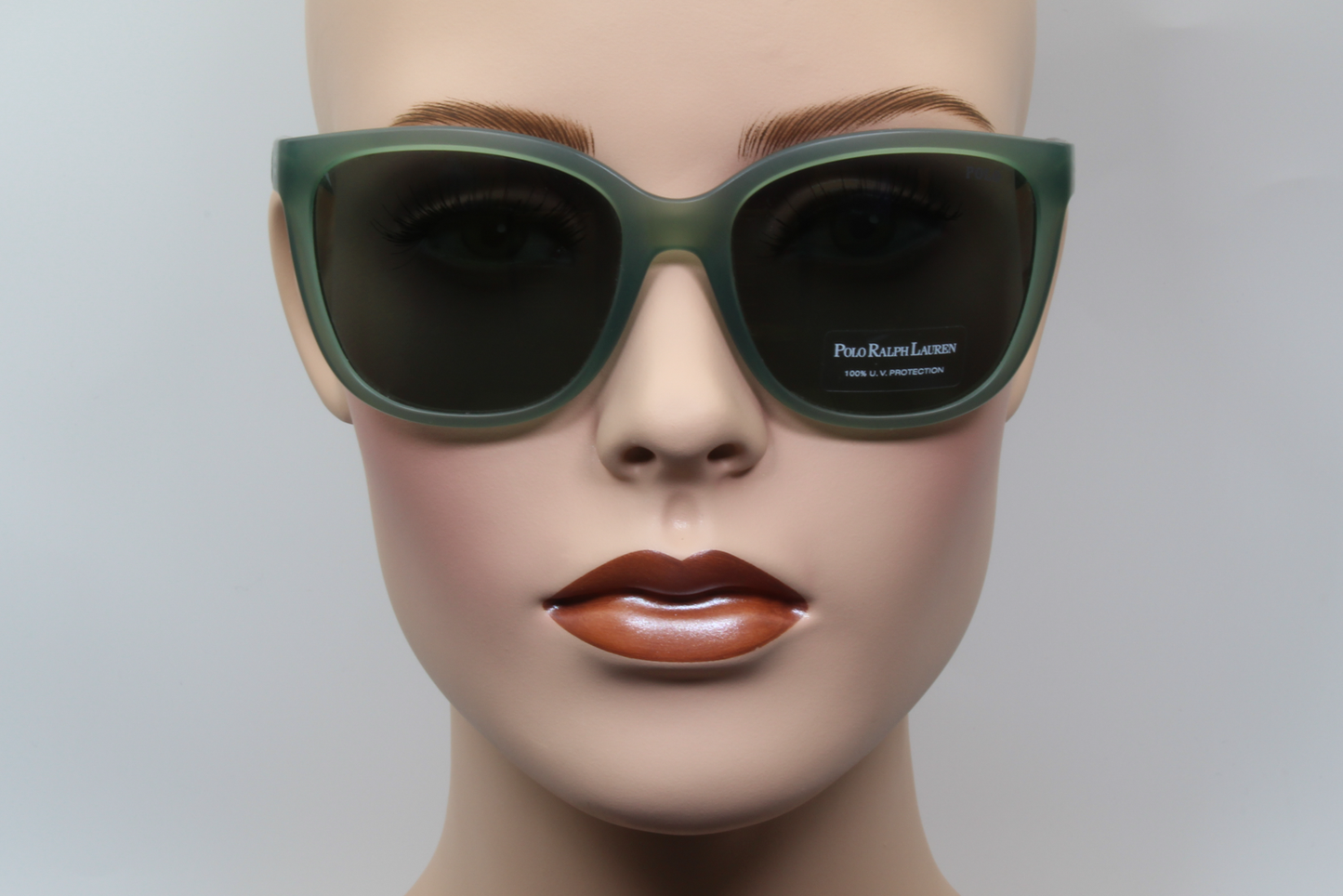 Polo Ralph Lauren PH4114 5603/6R Womens Full Rim Sunglasses Matte Green 55mm