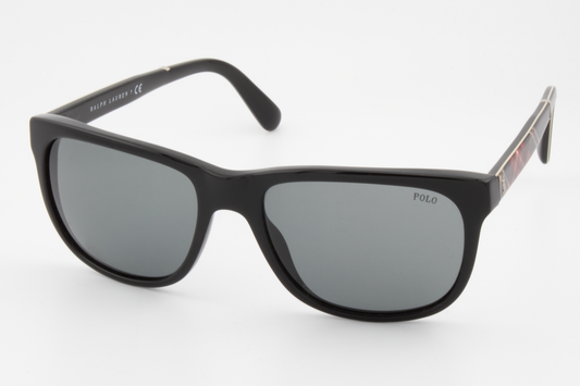 Polo Ralph Lauren PH4116 5001/87 Unisex Full Rim Sunglasses Black 58mm