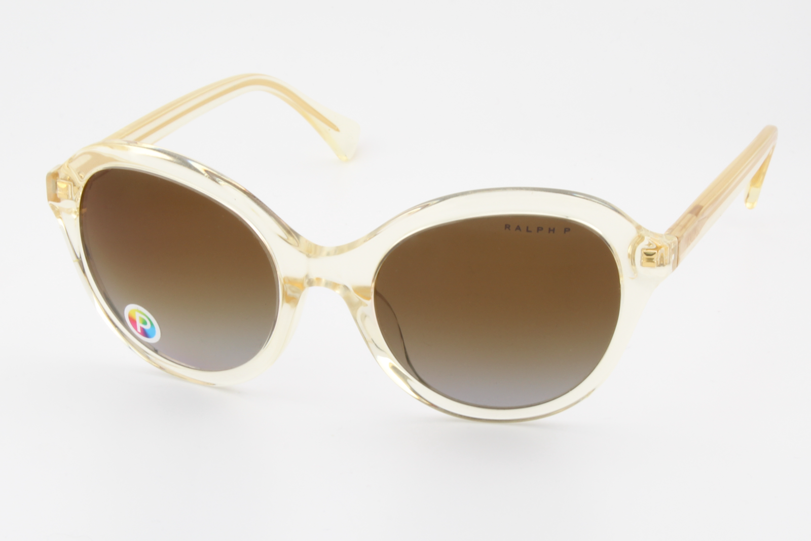 Polo Ralph Lauren RA5286U 5034/T5 Womens Full Rim Sunglasses Transparent Gold 52mm