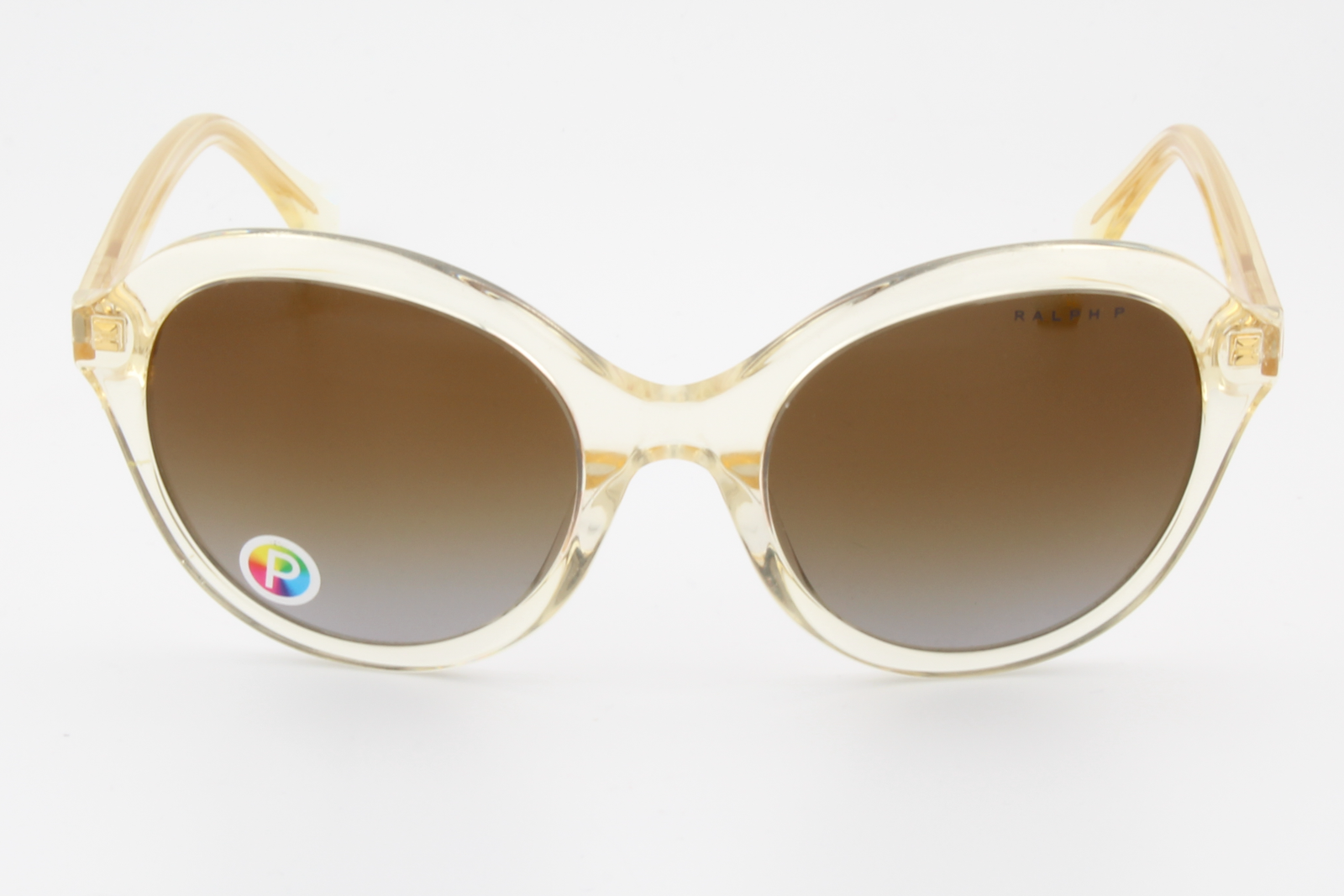 Polo Ralph Lauren RA5286U 5034/T5 Womens Full Rim Sunglasses Transparent Gold 52mm