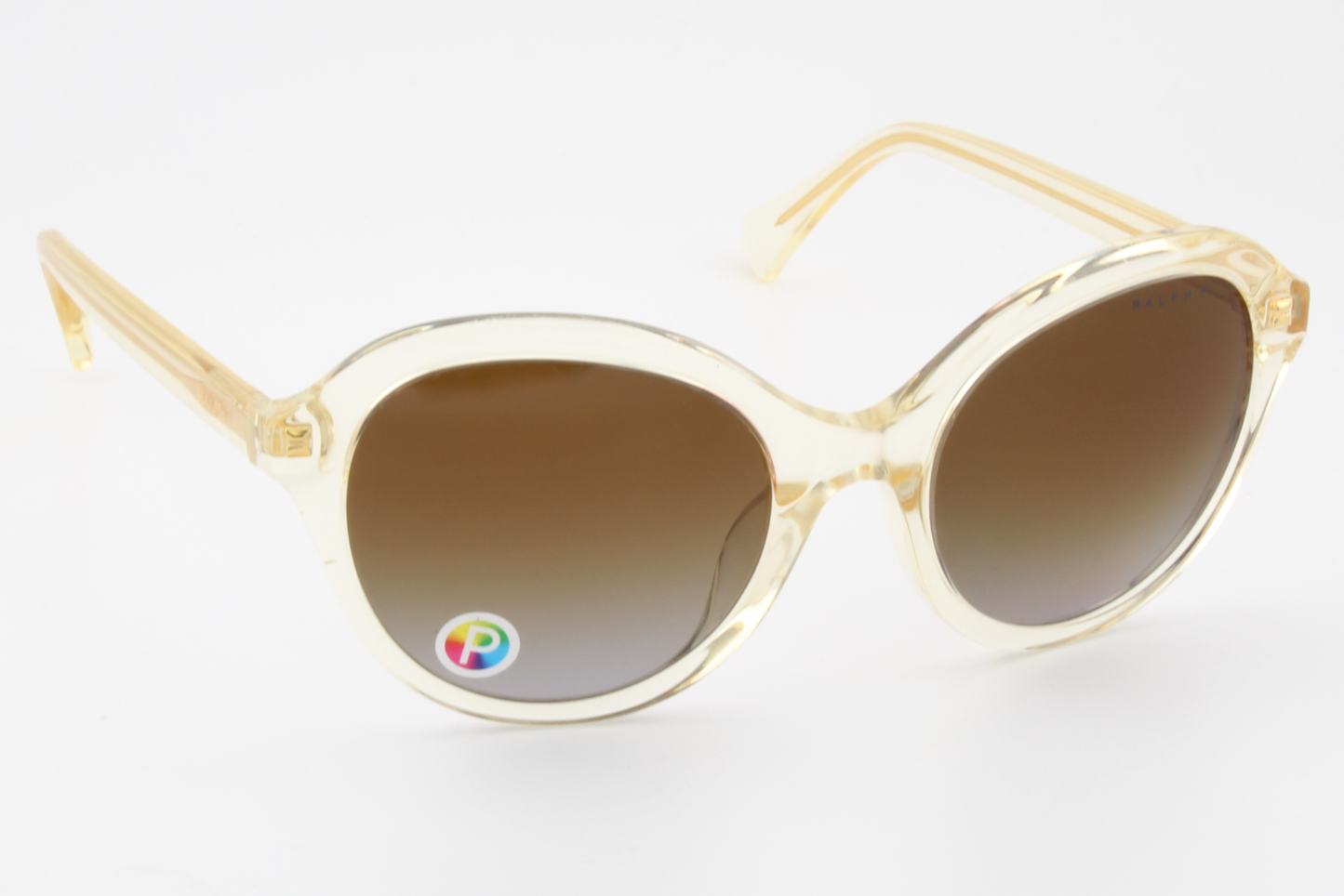 Polo Ralph Lauren RA5286U 5034/T5 Womens Full Rim Sunglasses Transparent Gold 52mm