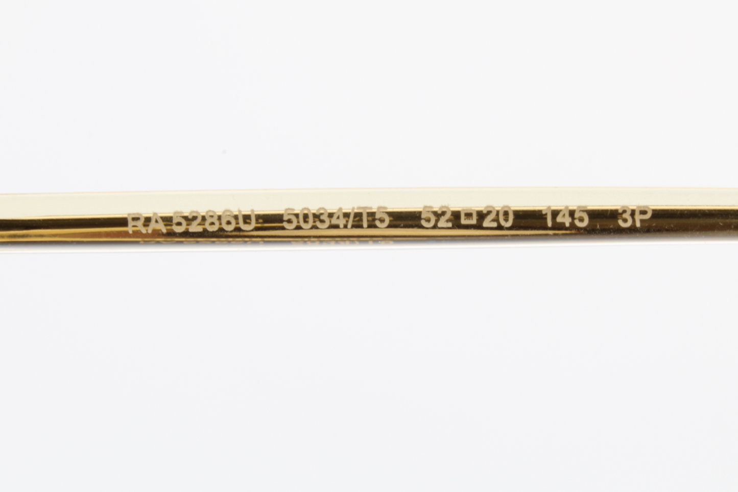 Polo Ralph Lauren RA5286U 5034/T5 Womens Full Rim Sunglasses Transparent Gold 52mm