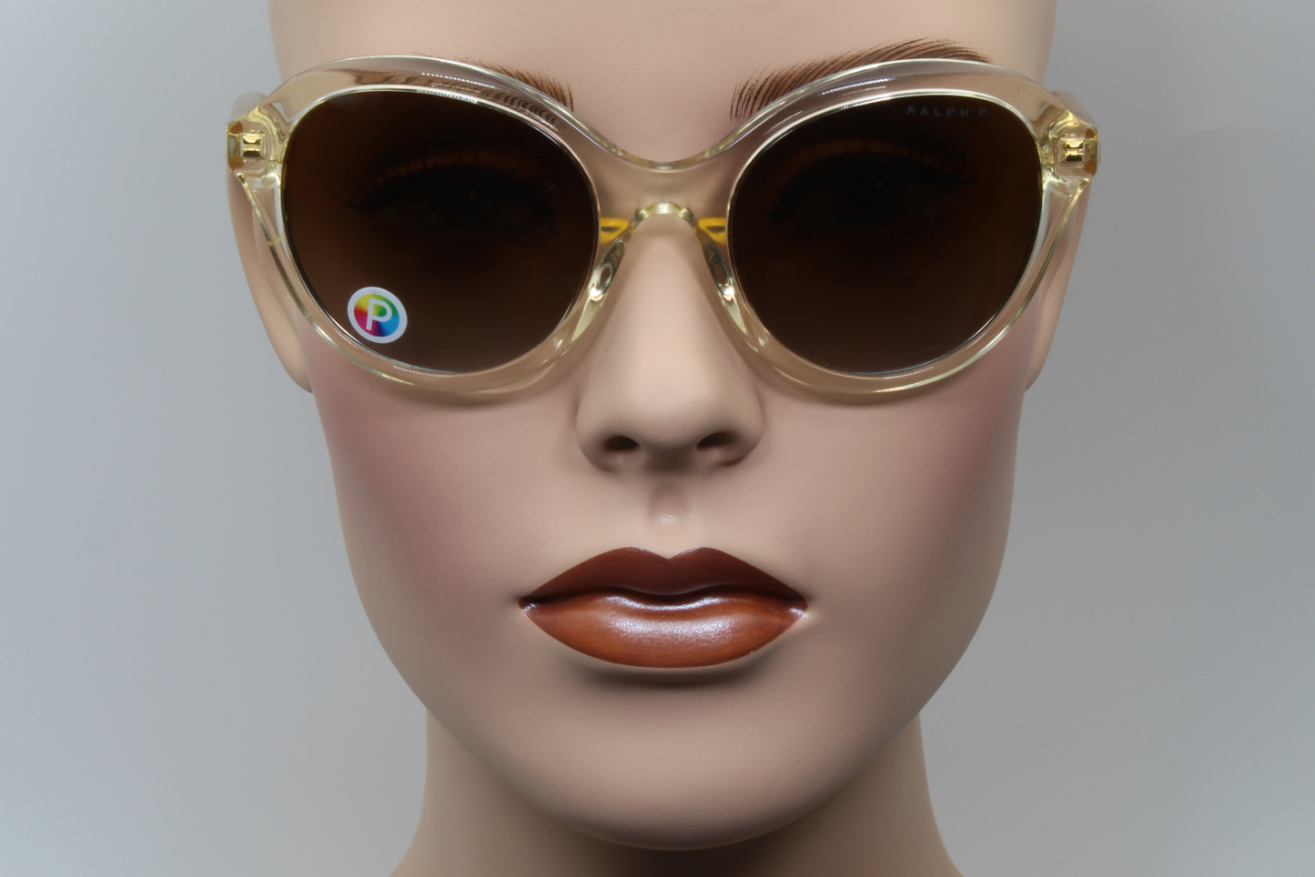 Polo Ralph Lauren RA5286U 5034/T5 Womens Full Rim Sunglasses Transparent Gold 52mm