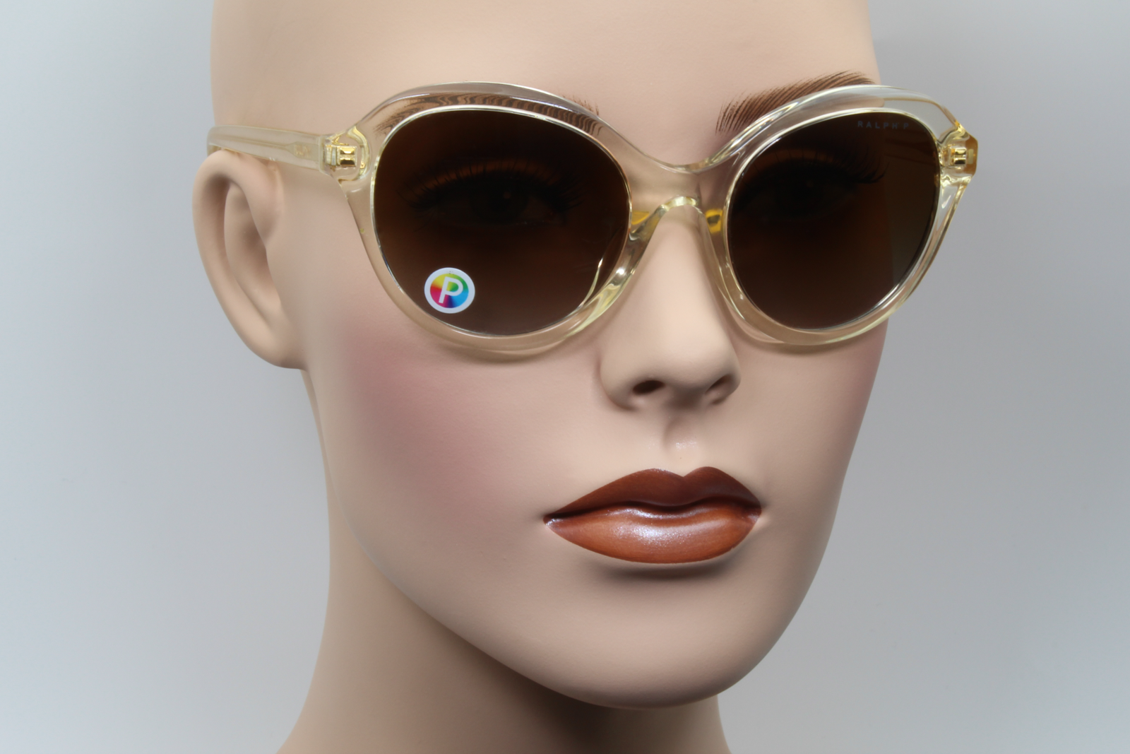 Polo Ralph Lauren RA5286U 5034/T5 Womens Full Rim Sunglasses Transparent Gold 52mm