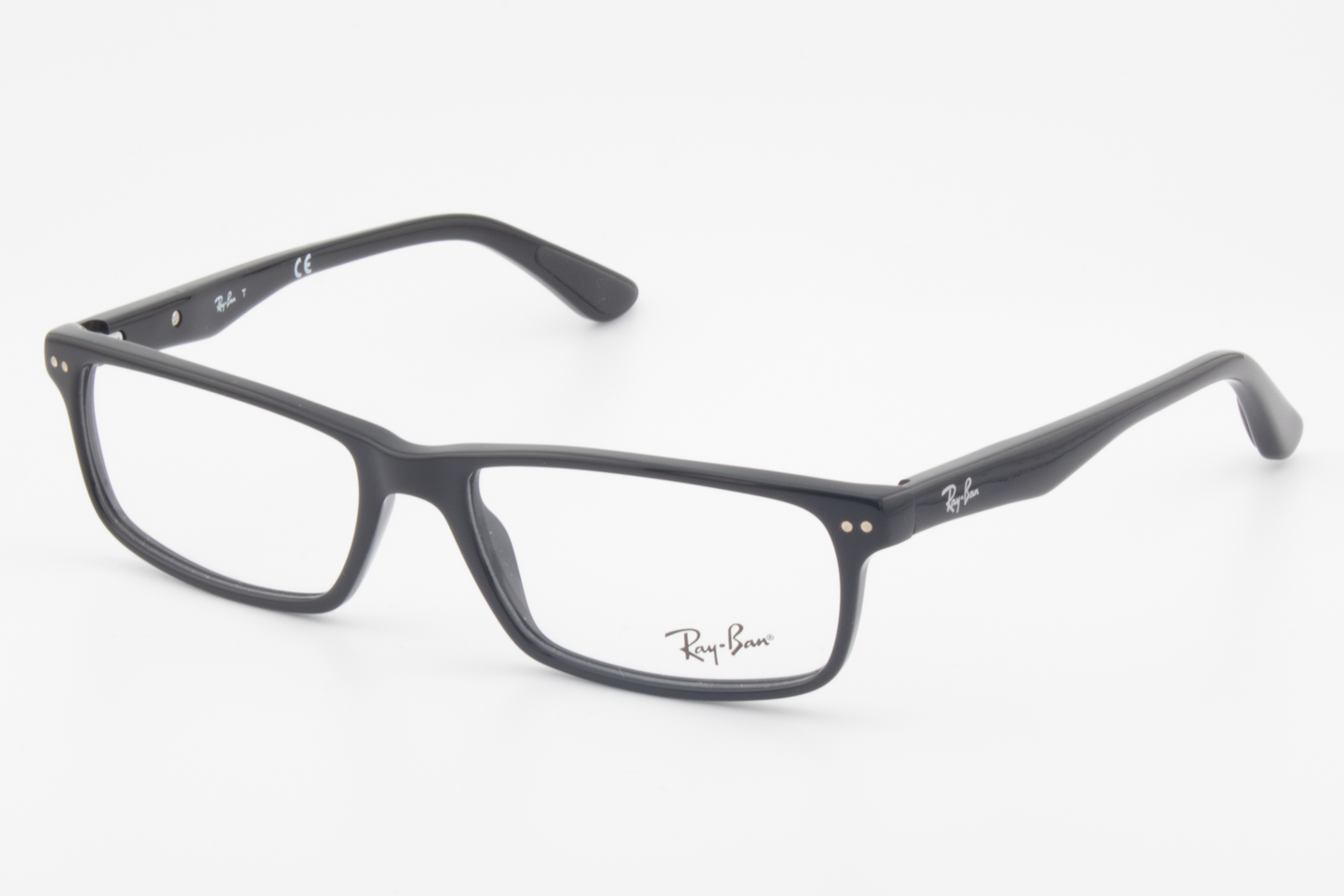 Rayban RB5277  Unisex Rectangular Glasses Frame Shiny Black 54mm