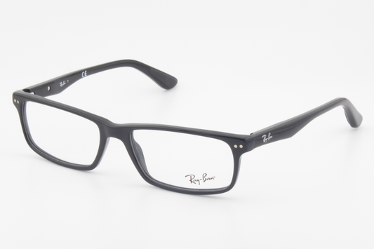 Rayban RB5277  Unisex Rectangular Glasses Frame Shiny Black 54mm