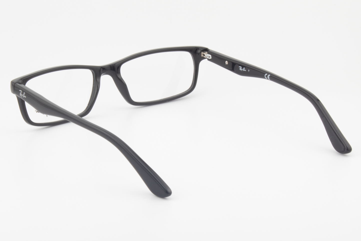 Rayban RB5277  Unisex Rectangular Glasses Frame Shiny Black 54mm