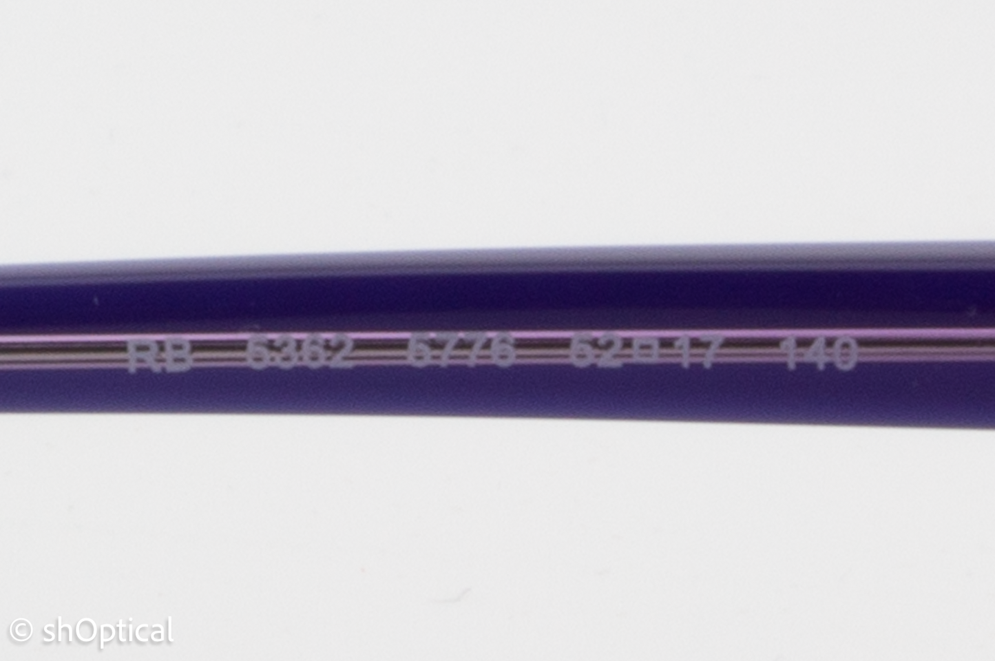 Rayban RB5362  Unisex Square Glasses Frame Blue with Light Blue and Transparent Violet 52mm