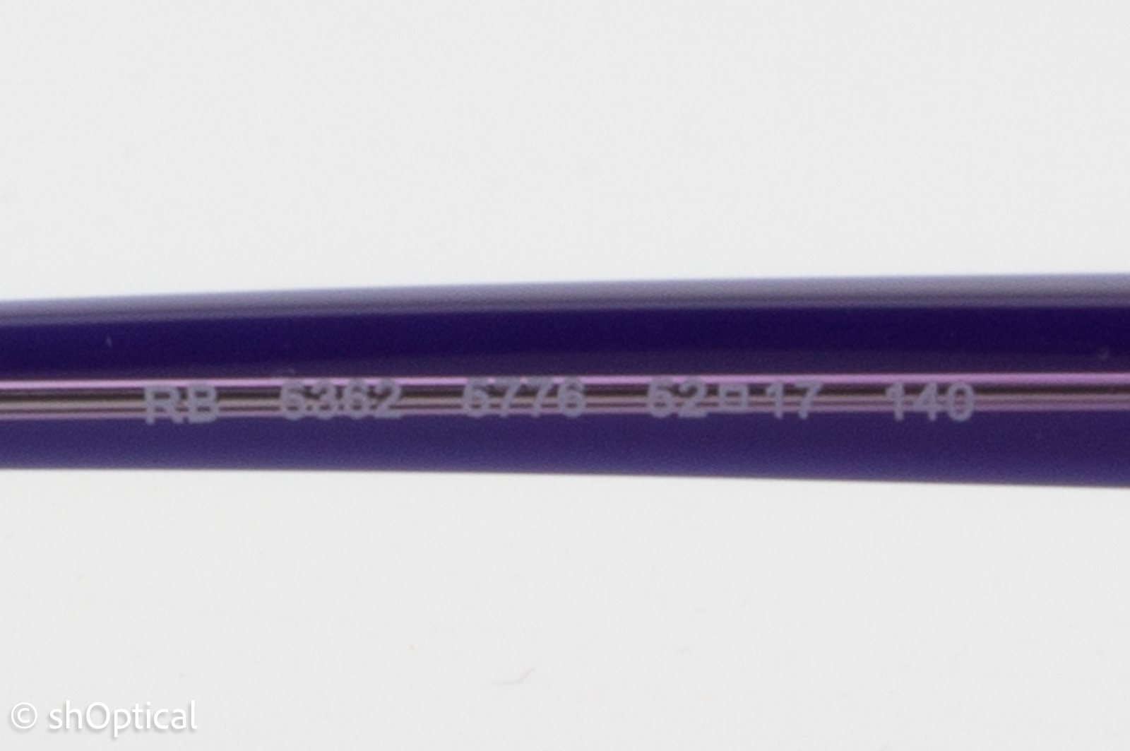 Rayban RB5362  Unisex Square Glasses Frame Blue with Light Blue and Transparent Violet 52mm