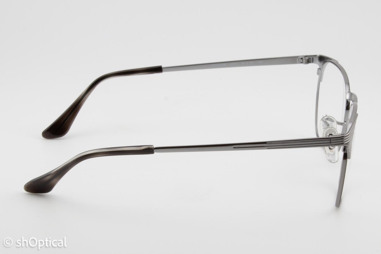 Rayban RB6386  Male Square Glasses Frame Gunmetal 51mm