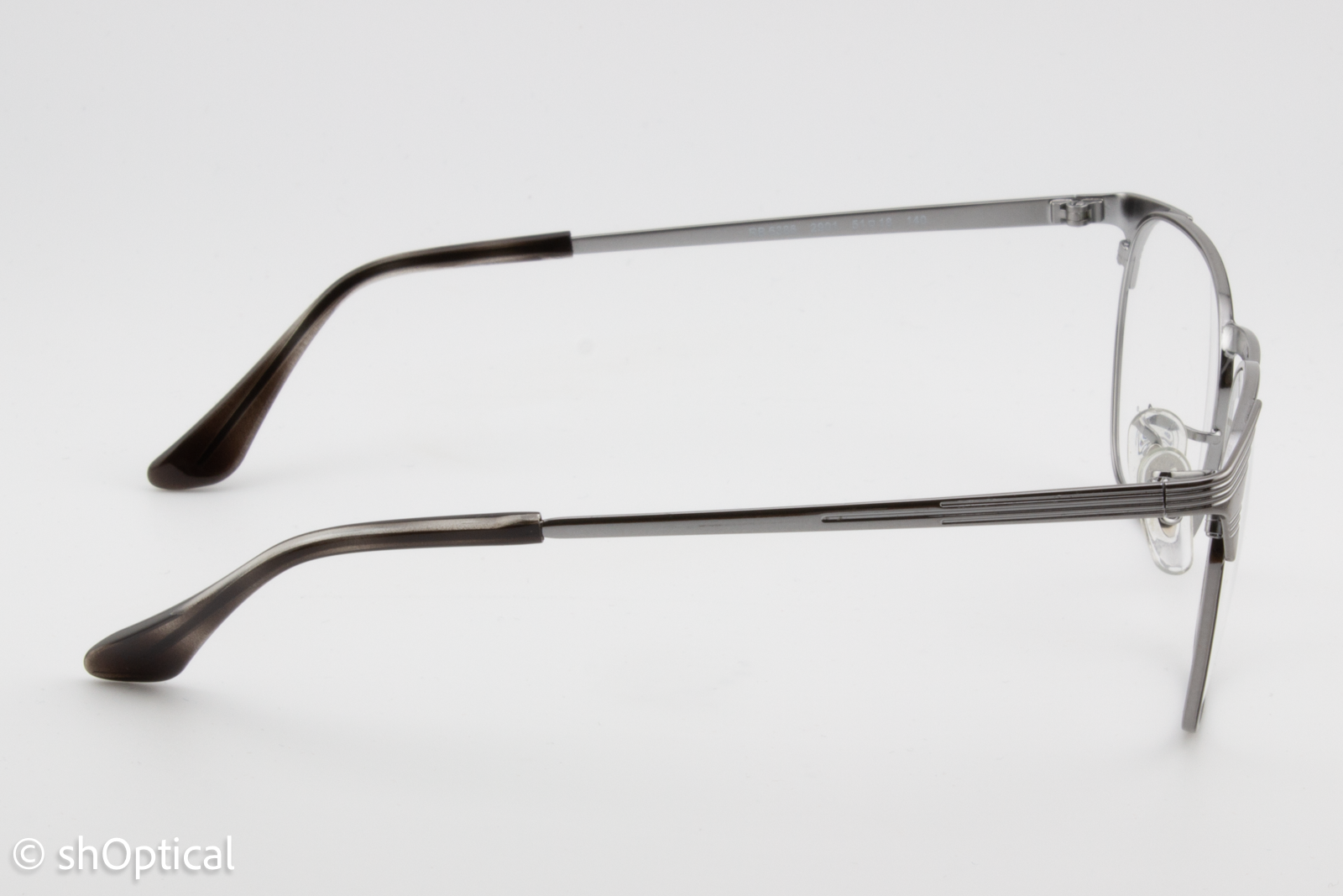 Rayban RB6386  Male Square Glasses Frame Gunmetal 51mm