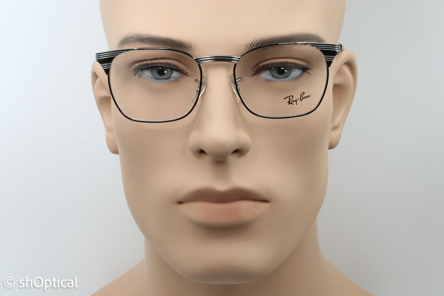 Rayban RB6386  Male Square Glasses Frame Gunmetal 51mm