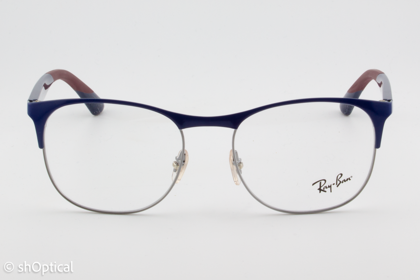 Rayban RB6412  Unisex Square Glasses Frame Blue 52mm