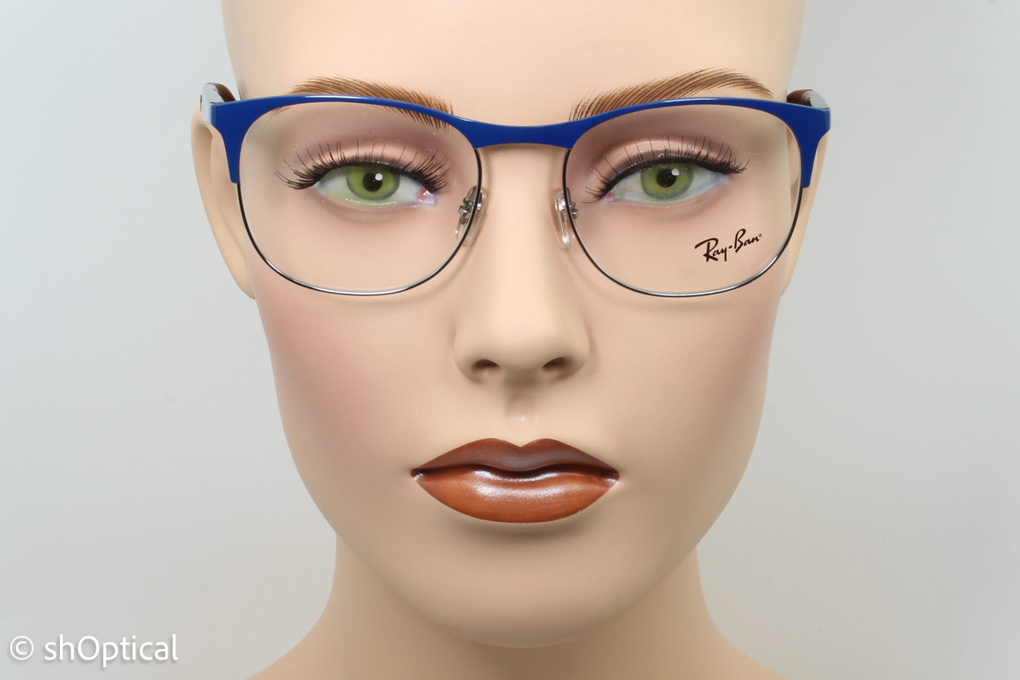 Rayban RB6412  Unisex Square Glasses Frame Blue 52mm