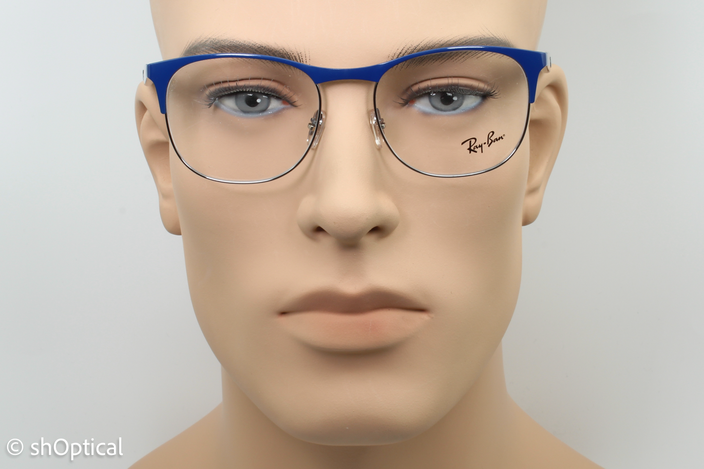 Rayban RB6412  Unisex Square Glasses Frame Blue 52mm