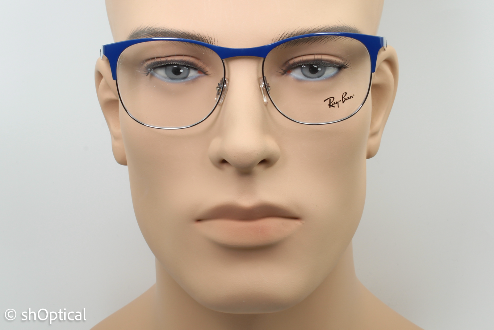 Rayban RB6412  Unisex Square Glasses Frame Blue 52mm