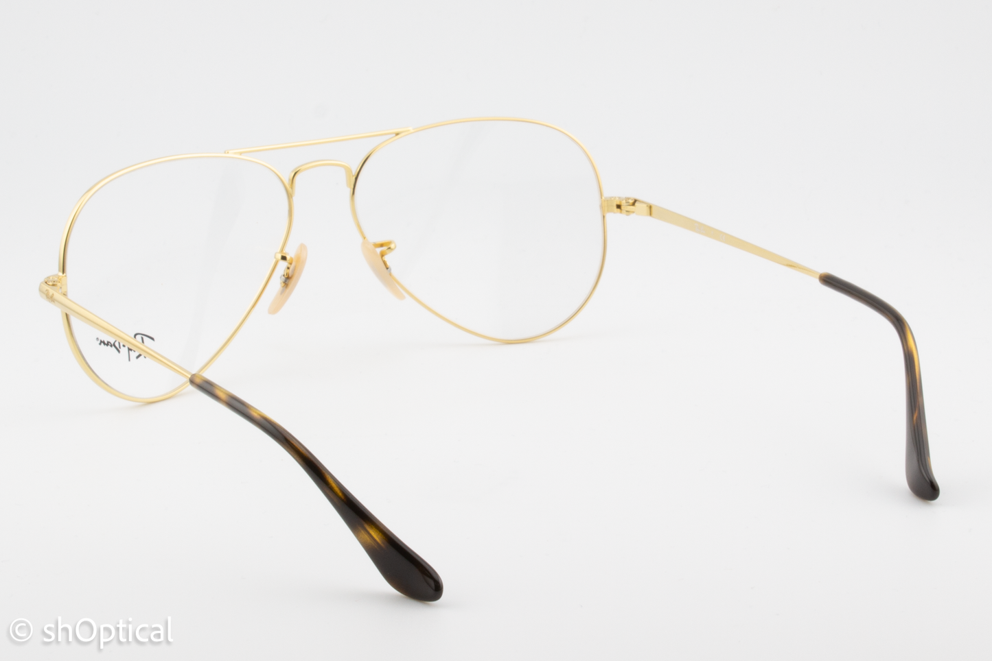 Rayban RB6489  Unisex Aviator Glasses Frame Gold 55mm