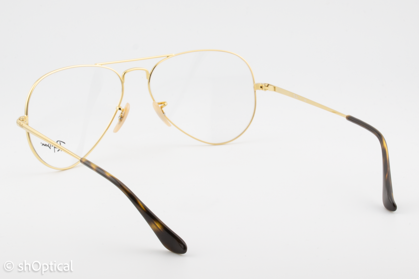 Rayban RB6489  Unisex Aviator Glasses Frame Gold 55mm