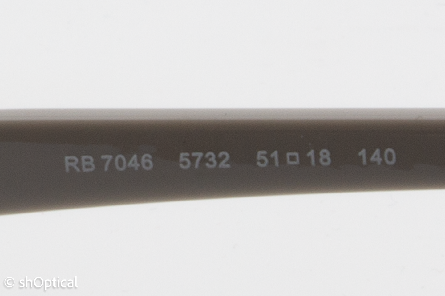 Rayban RB7046  Female Round Glasses Frame Transparent Blue 51mm