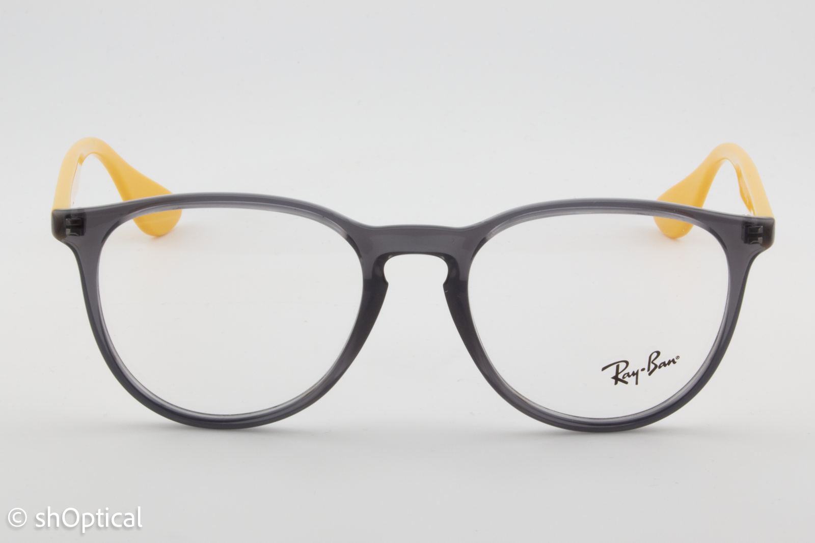 Rayban RB7046  Unisex Round Glasses Frame Opal Grey 51mm