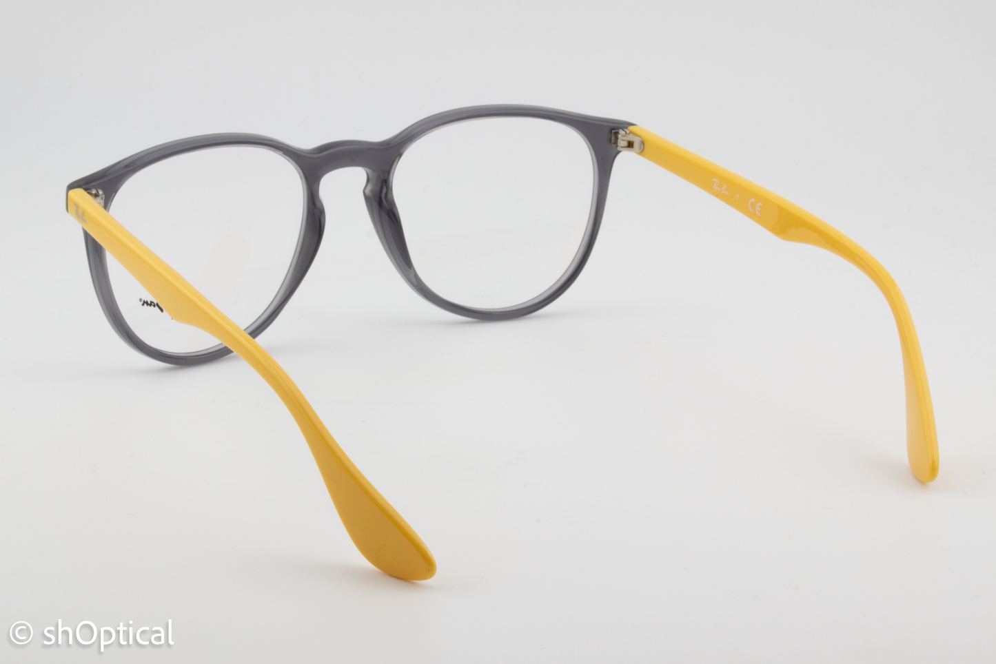 Rayban RB7046  Unisex Round Glasses Frame Opal Grey 51mm