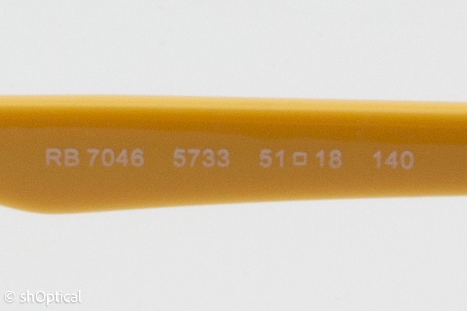 Rayban RB7046  Unisex Round Glasses Frame Opal Grey 51mm