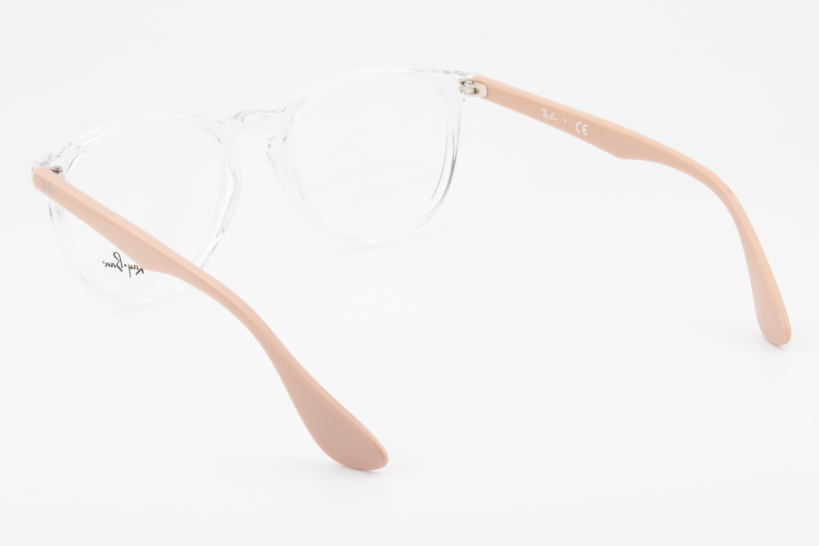 Rayban RB7046 Erika  Unisex Round Glasses Frame Polished Transparent 51mm