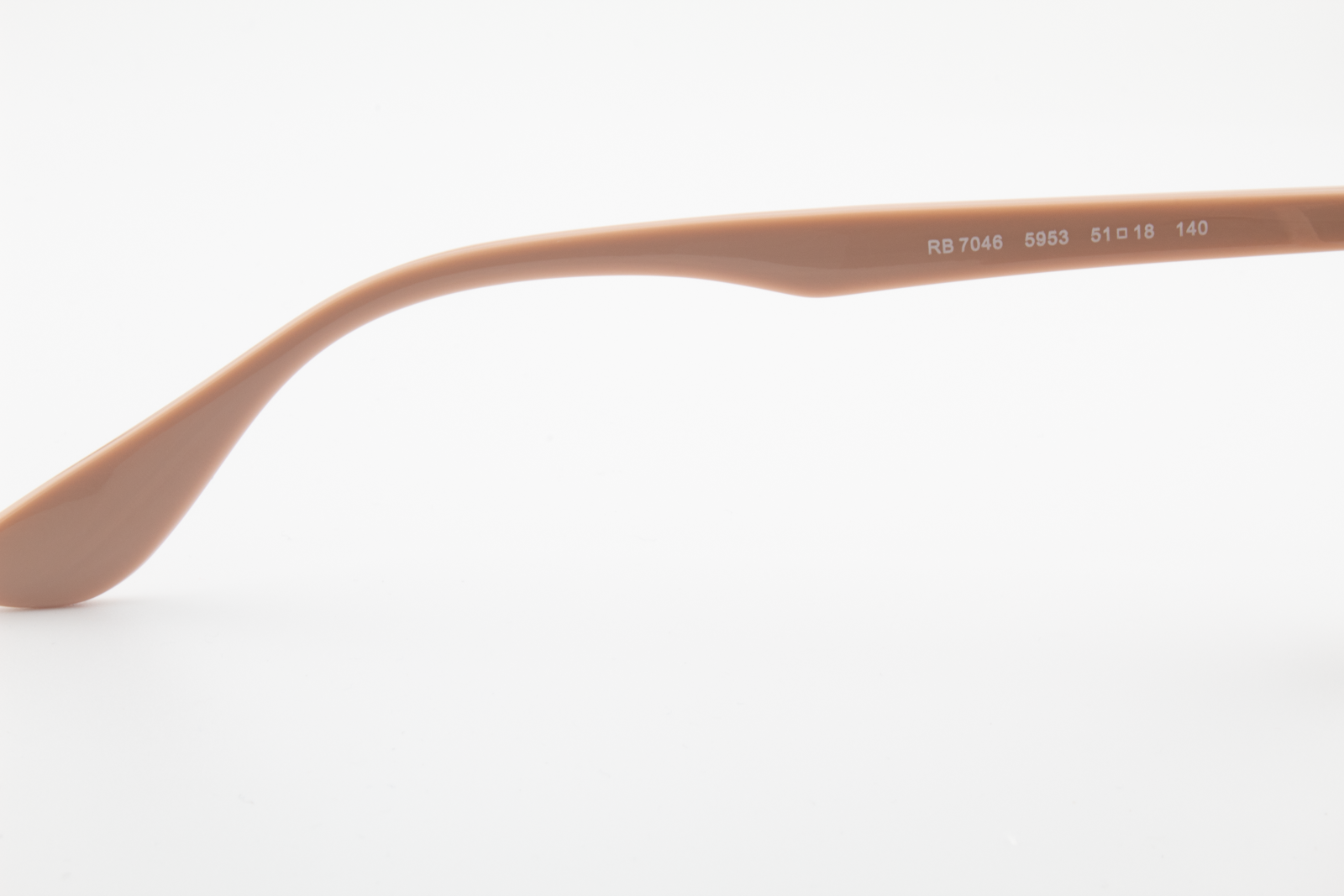 Rayban RB7046 Erika  Unisex Round Glasses Frame Polished Transparent 51mm