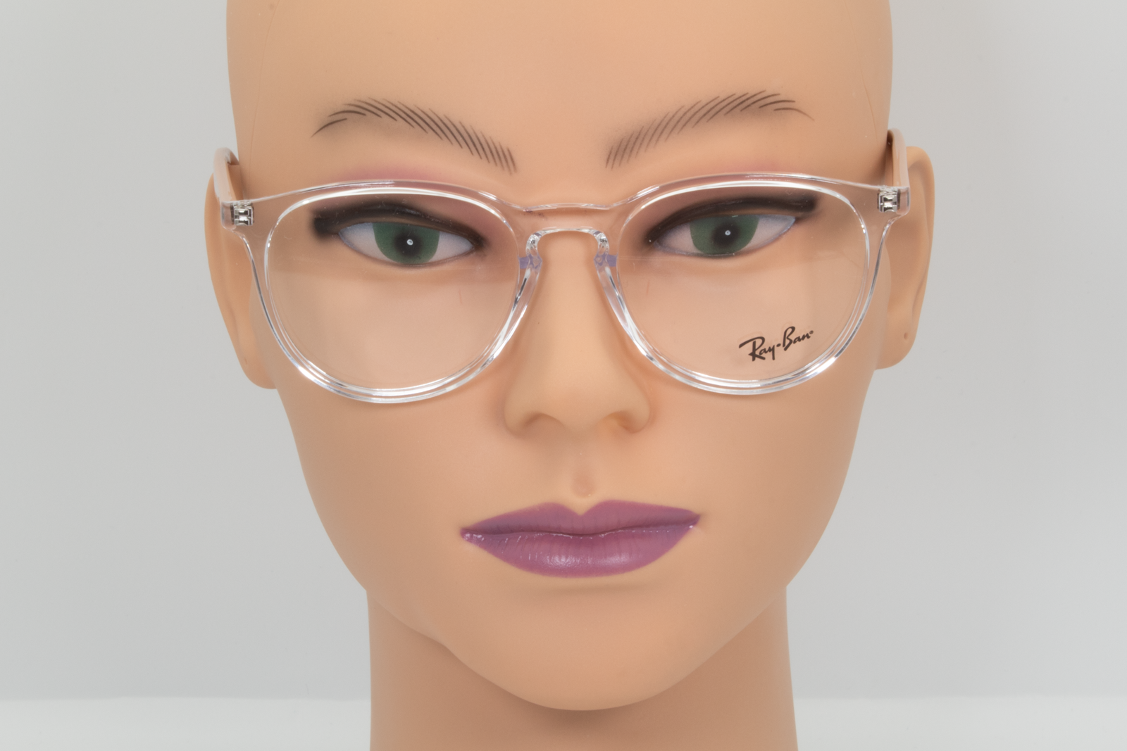 Rayban RB7046 Erika  Unisex Round Glasses Frame Polished Transparent 51mm